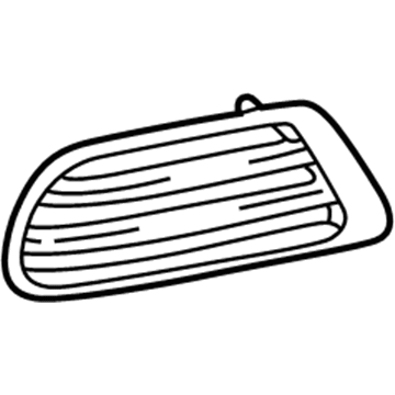 Lexus 62905-60050 LOUVER Sub-Assembly, Quarter