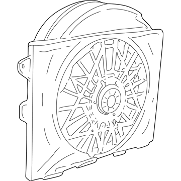 Ford 3W1Z-8C607-BD Fan Module