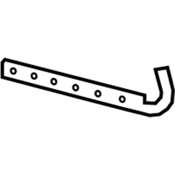 Infiniti 85220-JJ50B Bracket-Rear Bumper, RH