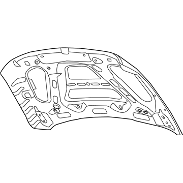 Mopar 68160234AD Hood Panel