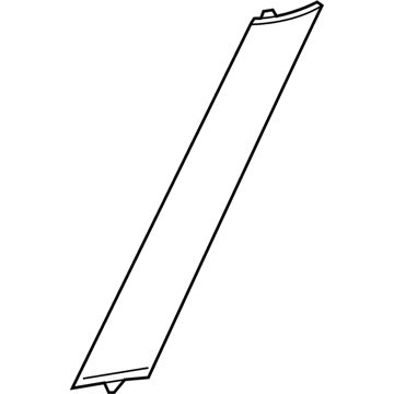 Nissan 76836-6JK0A FINISHER-FRONT PILLAR RH