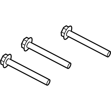 Mopar 6104227AA Bolt-HEXAGON FLANGE Head