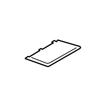 BMW 51-16-6-810-507 RUBBER INSERT, ODDMENTS TRAY