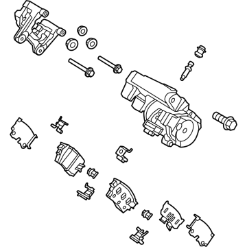 Nissan D4000-5MP0A BRAKE ASSY-DISC, REAR RH