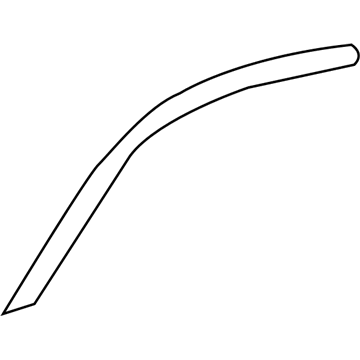 Lexus 75921-60030 Tape, Black Out, NO.1 RH
