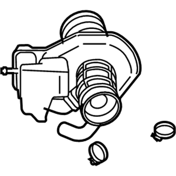 Nissan 16576-CA03B Duct Assembly-Air