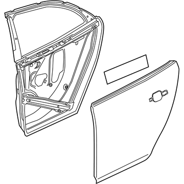 GM 22899693 Door Shell