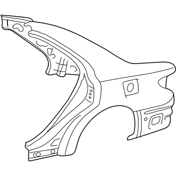 Lexus 61601-33271 Panel, Quarter, RH