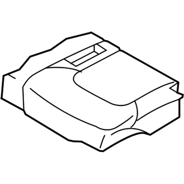 Nissan 89370-5ZU1B Trim Assembly-Cushion, 3RD Seat LH