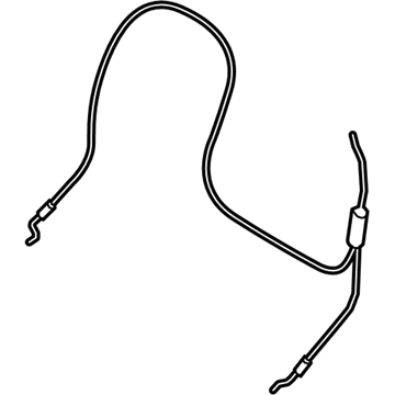 Nissan 89119-1LD0A Cable Assembly-3RD Seat