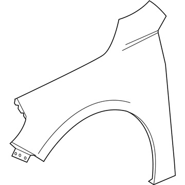 GM 84166456 Fender, Front