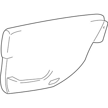 Hyundai 83301-39042-UJ Panel Complete-Rear Door Trim, LH