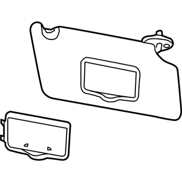 Ford GB5Z-7804104-BB Visor