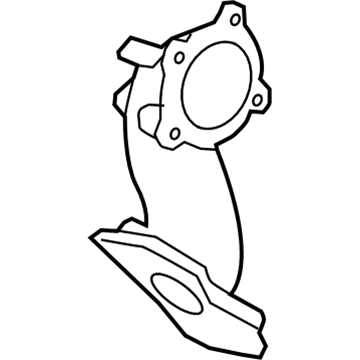 GM 12600895 Elbow-Turbo Exhaust Pipe