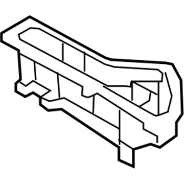 Nissan 84978-1SV0A SPACER-Luggage Floor, RH