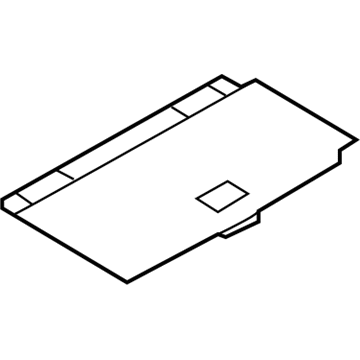 Nissan 84905-1AC1A Finisher Assy-Luggage Floor, Center Rear