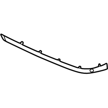 BMW 51-12-7-005-899 Bumper Guard, Primed, Rear Left