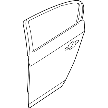 BMW 41-00-7-203-647 Door, Rear Left