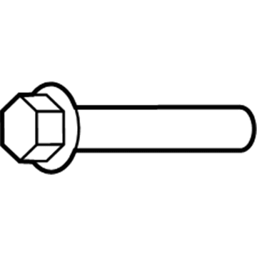 Mopar 6509392AA Bolt-HEXAGON FLANGE Head