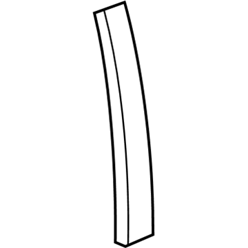 GM 15292454 Applique Asm-Rear Side Door Window Frame Front LH