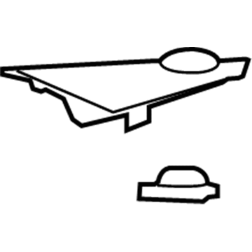 Toyota 62218-0T011-C0 Corner Trim