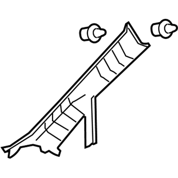 Toyota 62220-0T011-A0 Windshield Pillar Trim