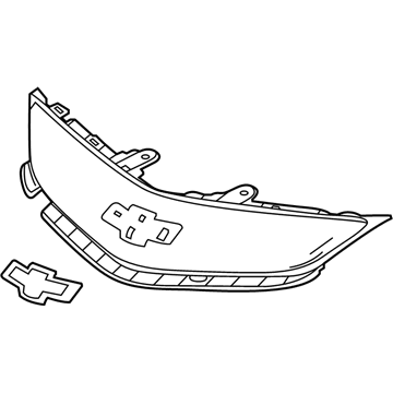 GM 42497944 Upper Grille