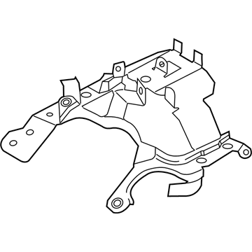 BMW 17-13-7-575-551 Bracket Expansion Tank