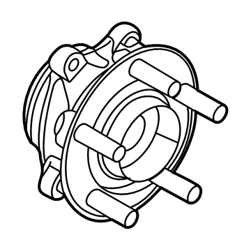 Ford LJ9Z-1104-B HUB ASY - WHEEL