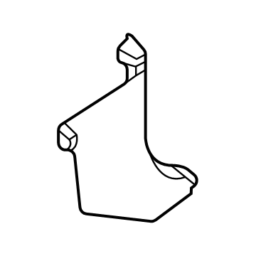 Kia 85823R0000OFB TRIM ASSY-COWL SIDE