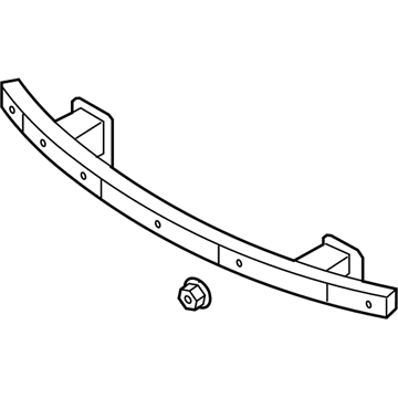Nissan 510B1-1LA0A Member Assy-Cross, Front Bumper