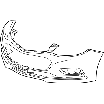 GM 84288770 FASCIA-FRT BPR *SERV PRIMER
