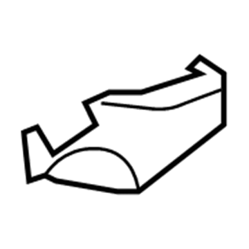 BMW 52-10-6-979-637 Cover, Belt Catch Left