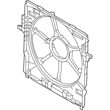 BMW 17-42-7-612-454 Fan Shroud