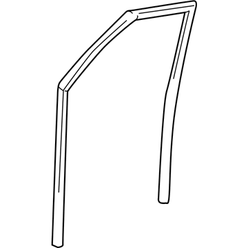 GM 15006881 Weatherstrip Asm-Front Side Door Window <Use 1C5K*Marked Print