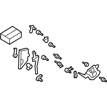 BMW 64-11-9-210-756 Set Small Parts For Air Conditioner.Adjust.Lever