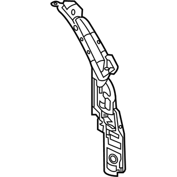 Honda 63320-TK6-315ZZ Gutter, R. RR. Pillar