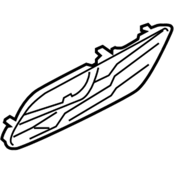 BMW 51-12-7-351-659 Grid Lower Part Left