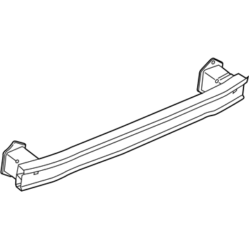 BMW 51-12-7-302-552 Carrier, Bumper Rear