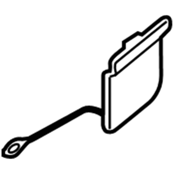 BMW 51-12-7-382-174 Flap, Towing Eye, Primed