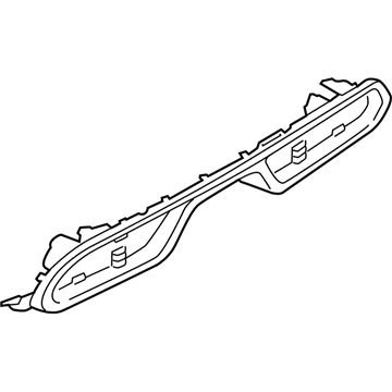 BMW 51-11-7-382-176 Insert, Bumper, Primed, Rear