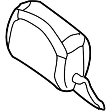 BMW 52-10-7-047-113 Head Rest Cloth Left