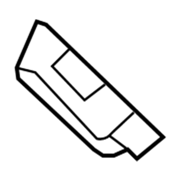 Toyota 52535-12120 Side Retainer