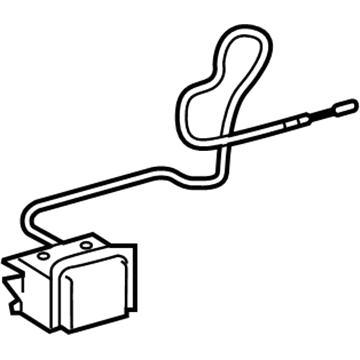 Toyota 72525-0C060-C0 Recliner Handle