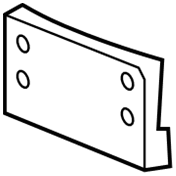 GM 15933051 License Frame