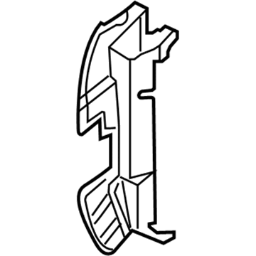 Mopar 4806254AA Seal-Radiator Side Air