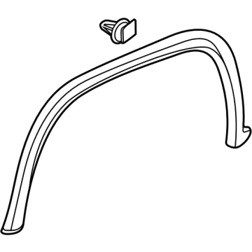 GM 84731928 Wheel Opening Molding
