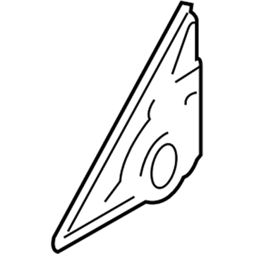 BMW 51-33-7-177-623 Seal, Outer Left Mirror Triangle