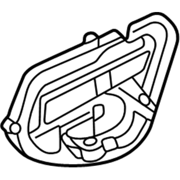 Lexus 67833-24070 Cover, Front Door Service Hole, NO.2 RH