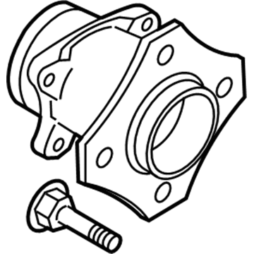 Nissan 43202-EN000 Hub Assembly Rear